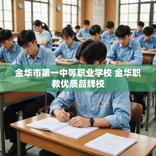 金华市第一中等职业学校 金华职教优质品牌校