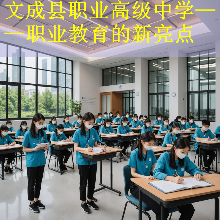 文成县职业高级中学——职业教育的新亮点