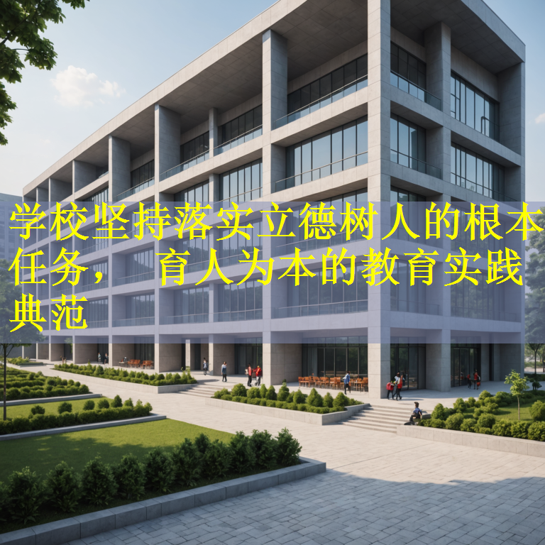 学校坚持落实立德树人的根本任务， 育人为本的教育实践典范