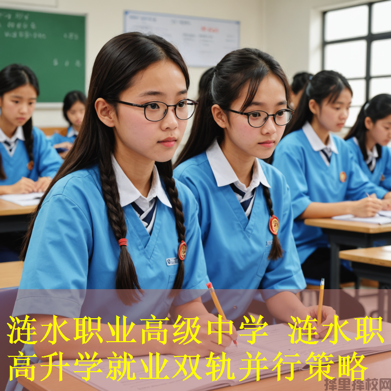涟水职业高级中学 涟水职高升学就业双轨并行策略