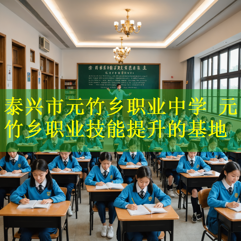 泰兴市元竹乡职业中学 元竹乡职业技能提升的基地