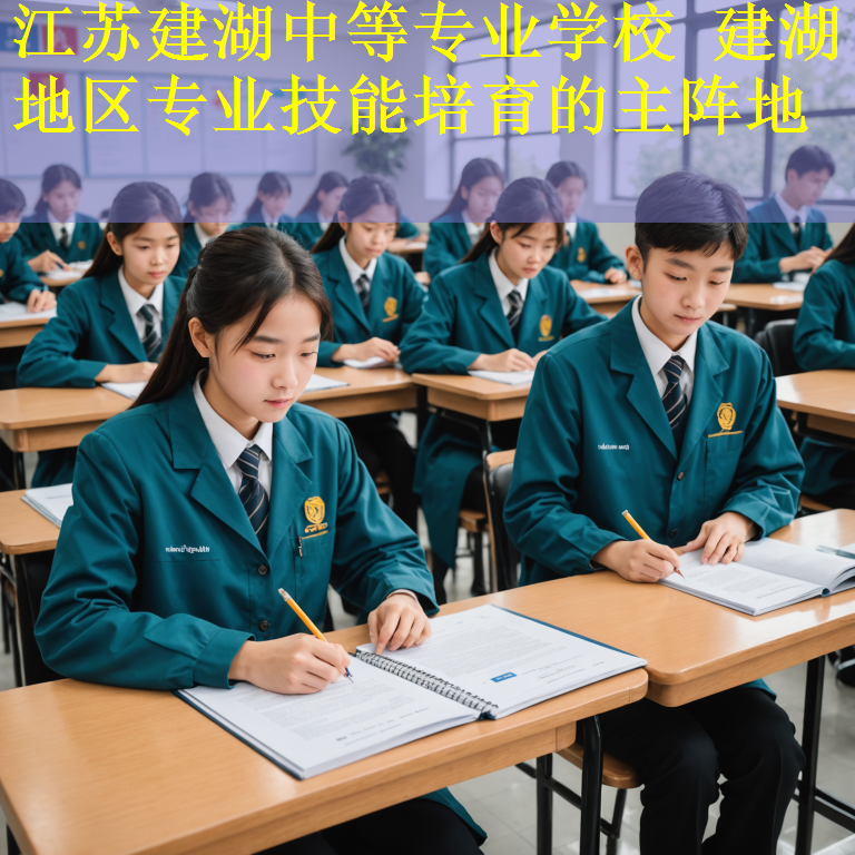 江苏建湖中等专业学校 建湖地区专业技能培育的主阵地