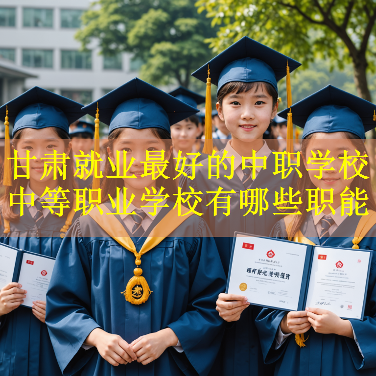 甘肃就业最好的中职学校 中等职业学校有哪些职能