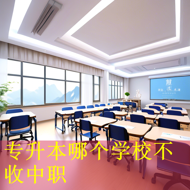 专升本哪个学校不收中职