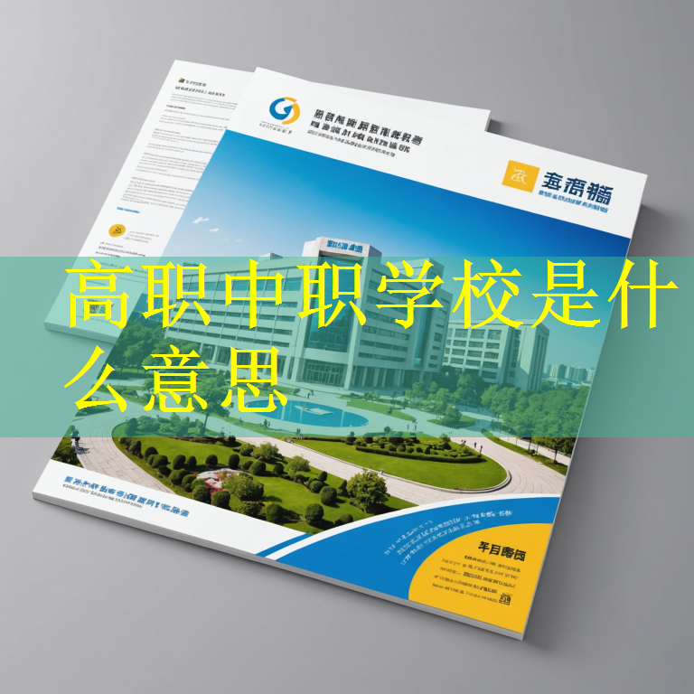 高职中职学校是什么意思