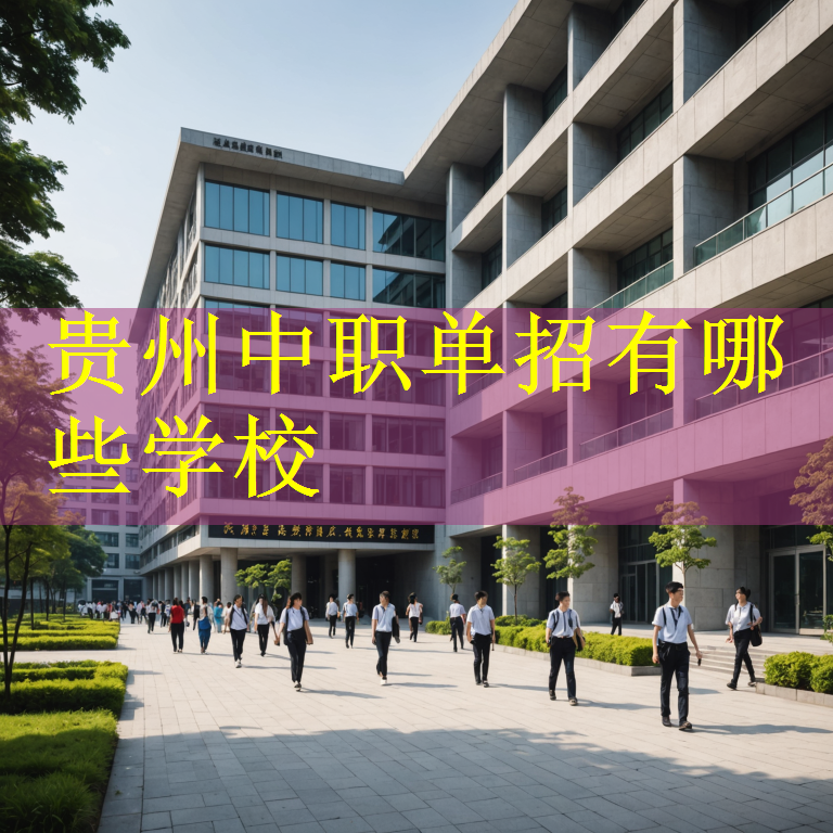 贵州中职单招有哪些学校