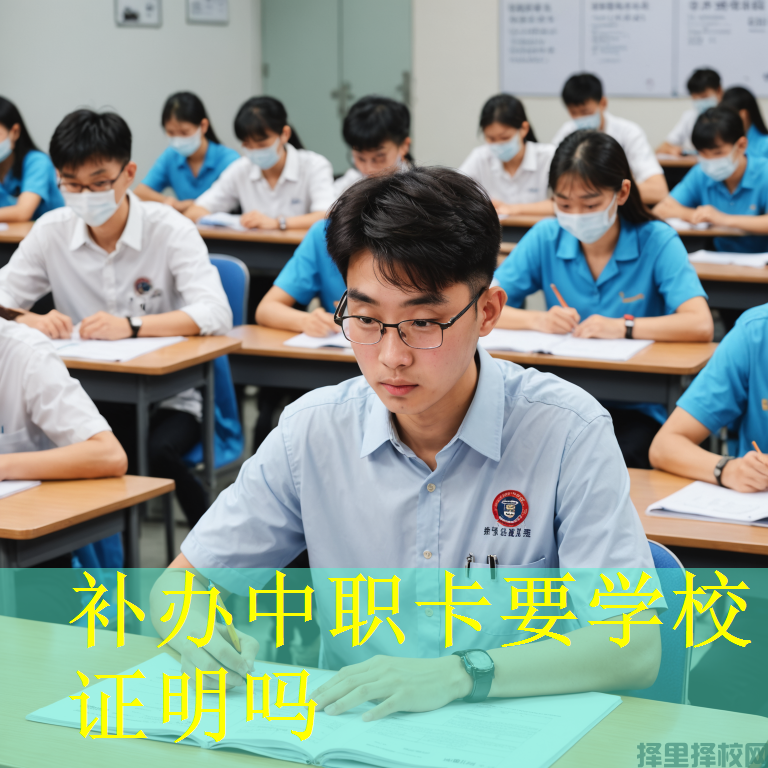 补办中职卡要学校证明吗