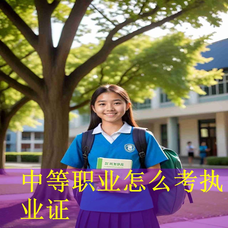 中等职业怎么考执业证