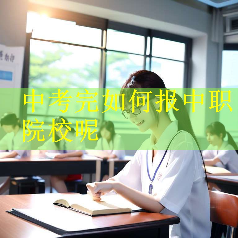 中考完如何报中职院校呢