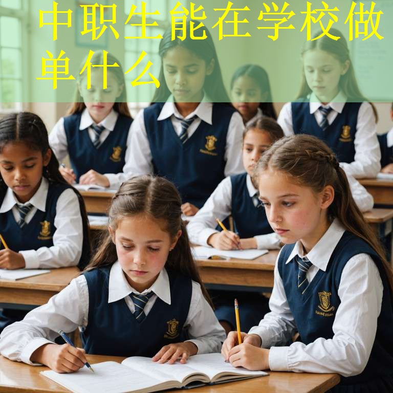 中职生能在学校做单什么