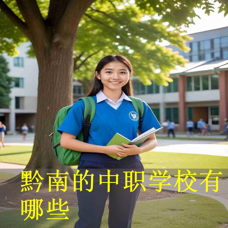 黔南的中职学校有哪些