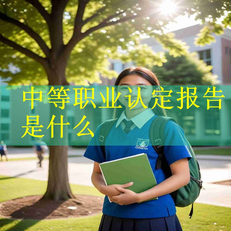 中等职业认定报告是什么