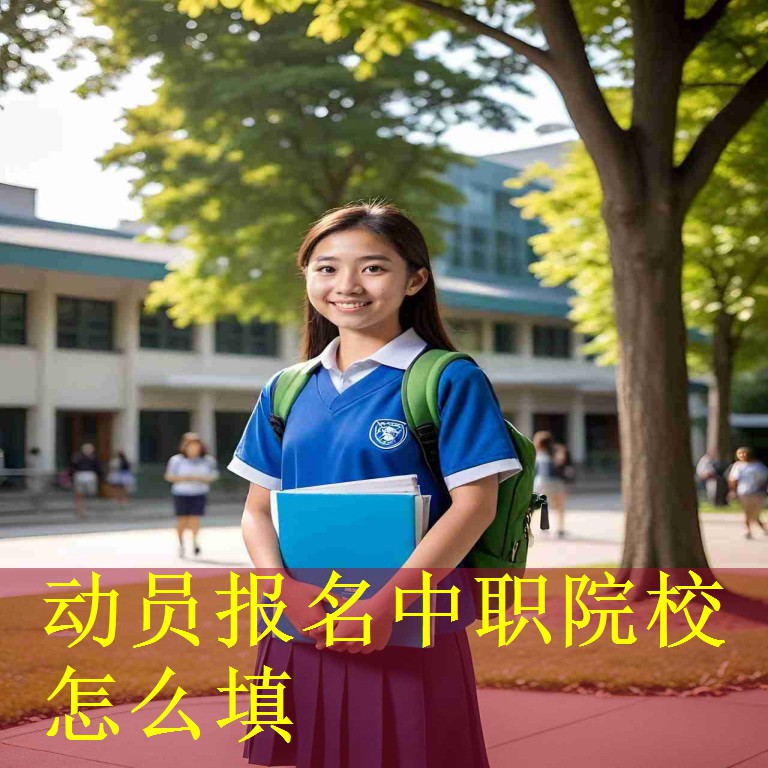 动员报名中职院校怎么填