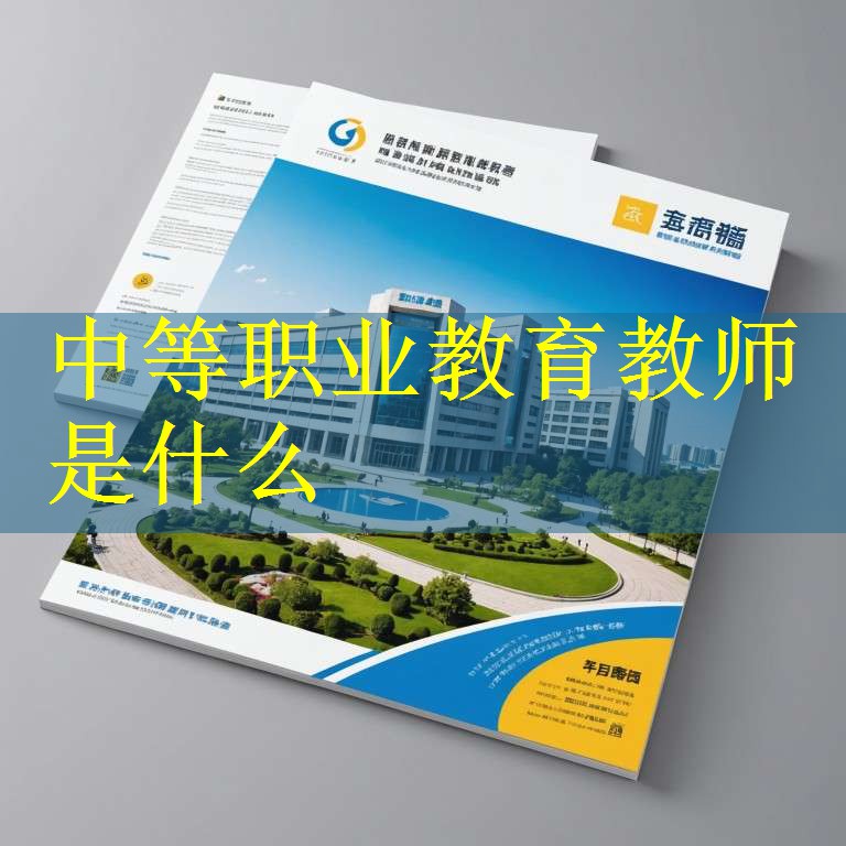中等职业教育教师是什么