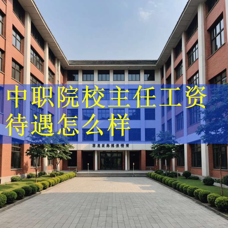 中职院校主任工资待遇怎么样