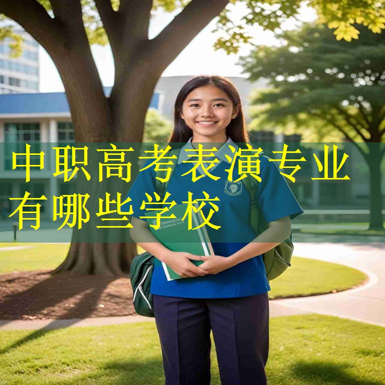 中职高考表演专业有哪些学校