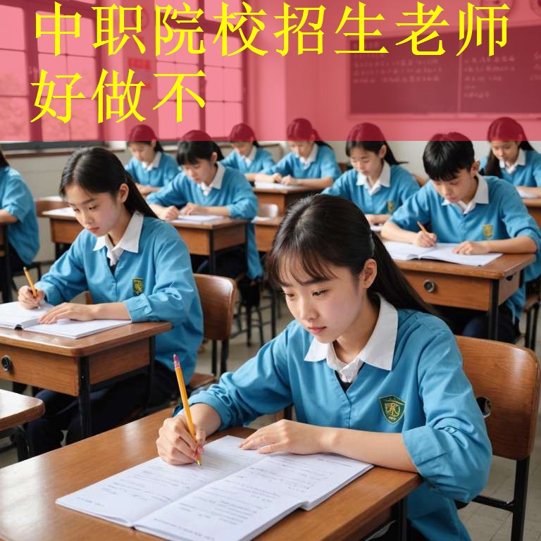 中职院校招生老师好做不