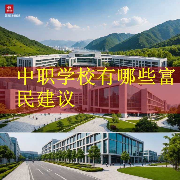 中职学校有哪些富民建议