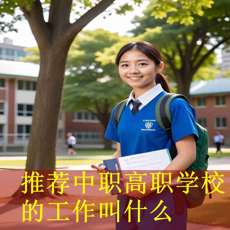 推荐中职高职学校的工作叫什么