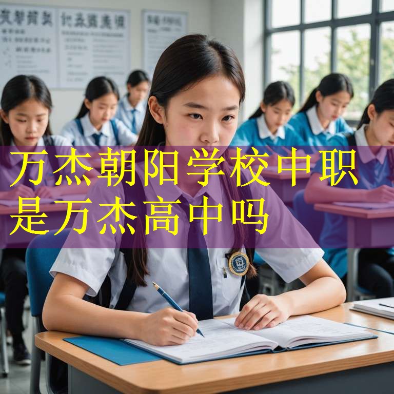 万杰朝阳学校中职是万杰高中吗