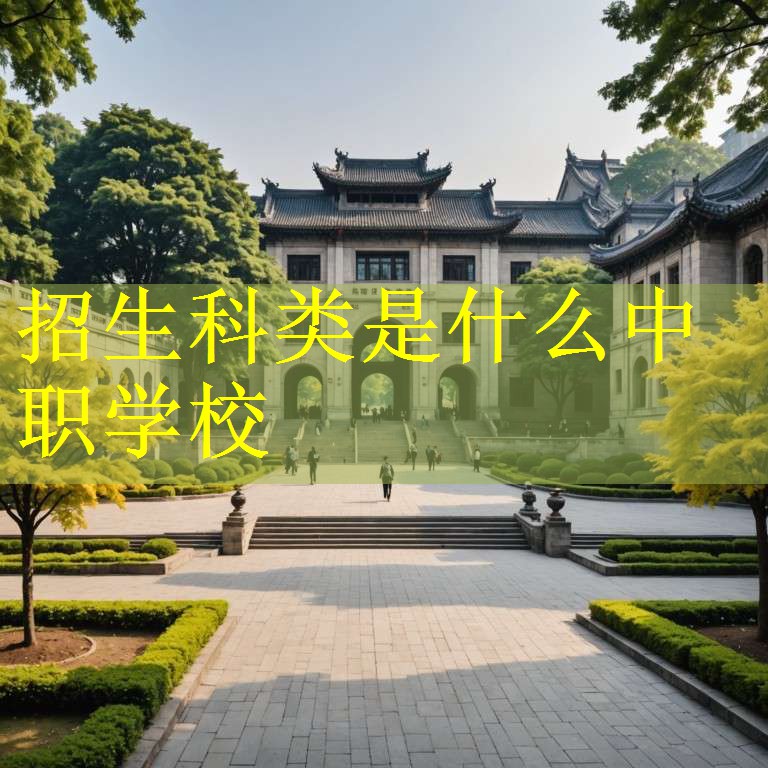 招生科类是什么中职学校