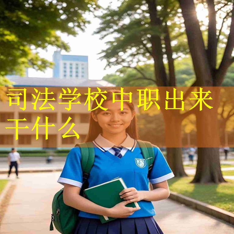 司法学校中职出来干什么