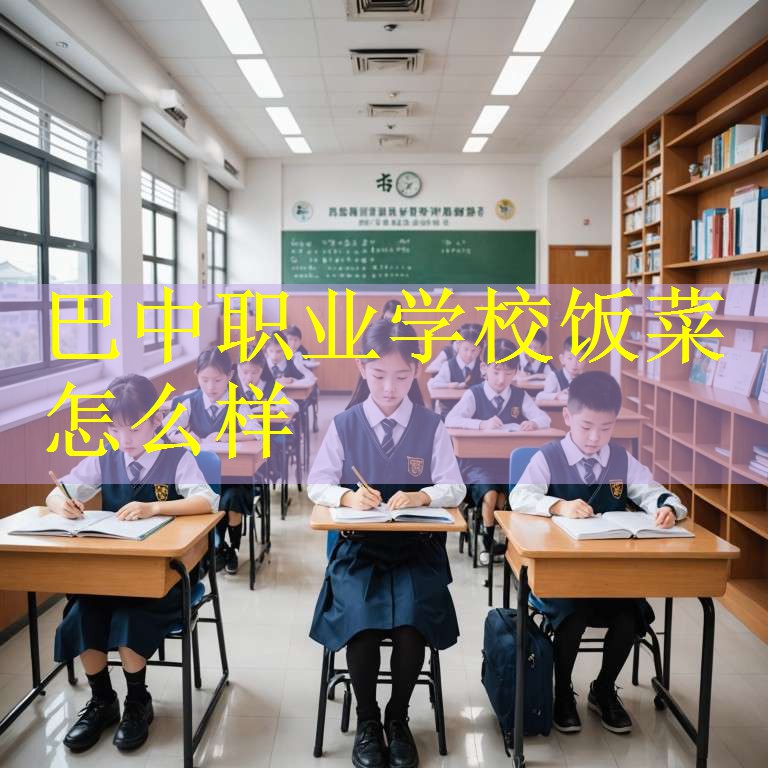 巴中职业学校饭菜怎么样