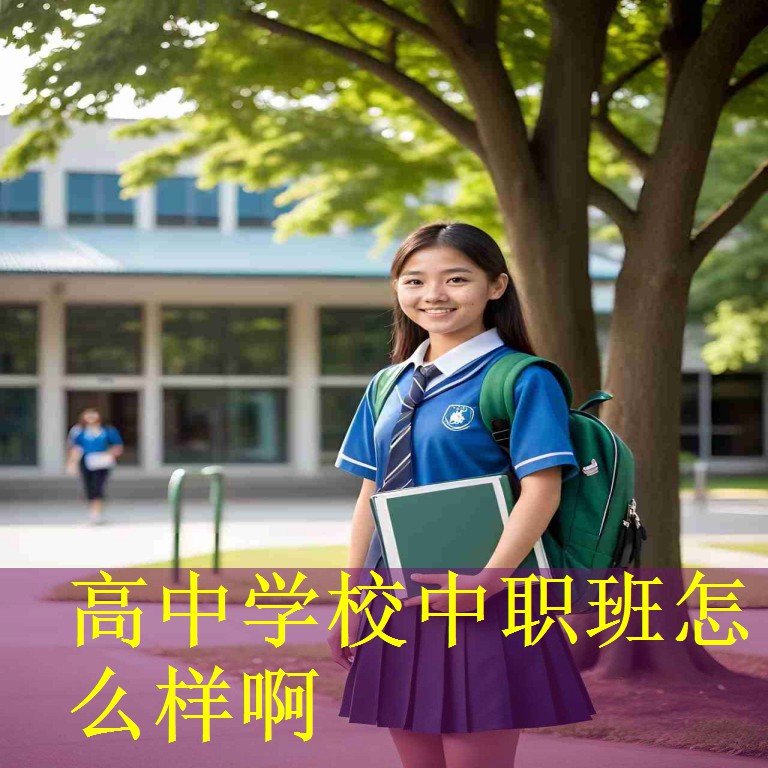 高中学校中职班怎么样啊