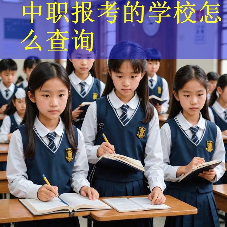 中职报考的学校怎么查询