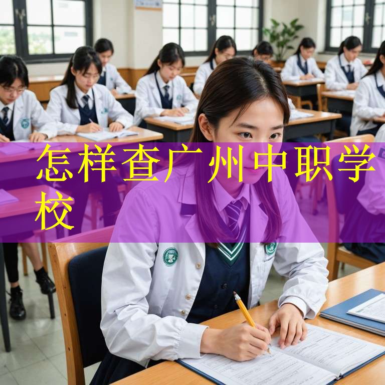 怎样查广州中职学校