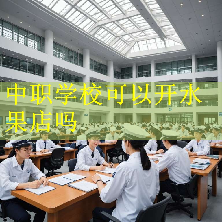 中职学校可以开水果店吗