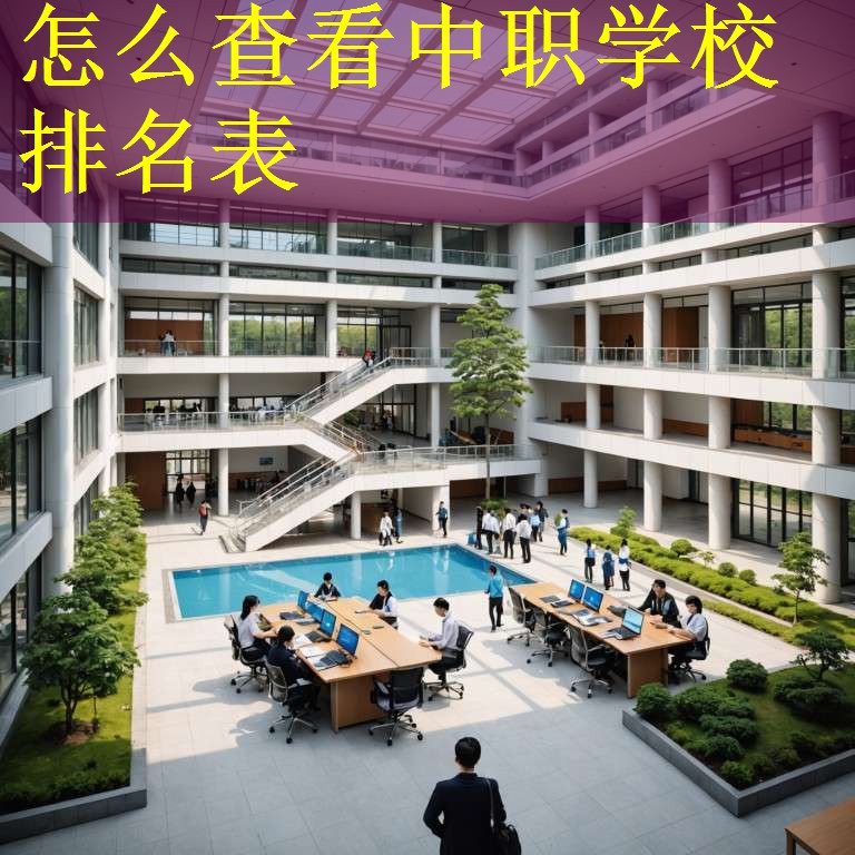 怎么查看中职学校排名表