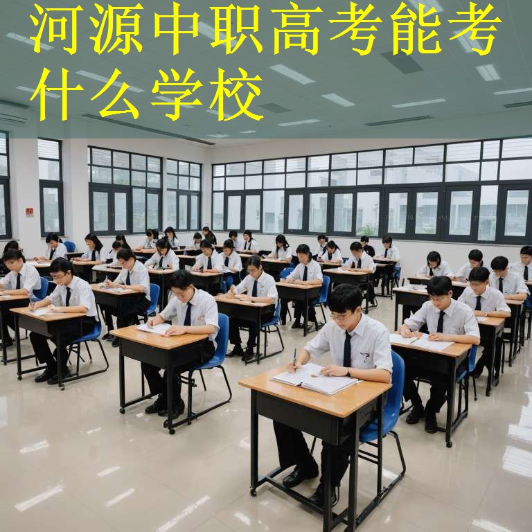 河源中职高考能考什么学校