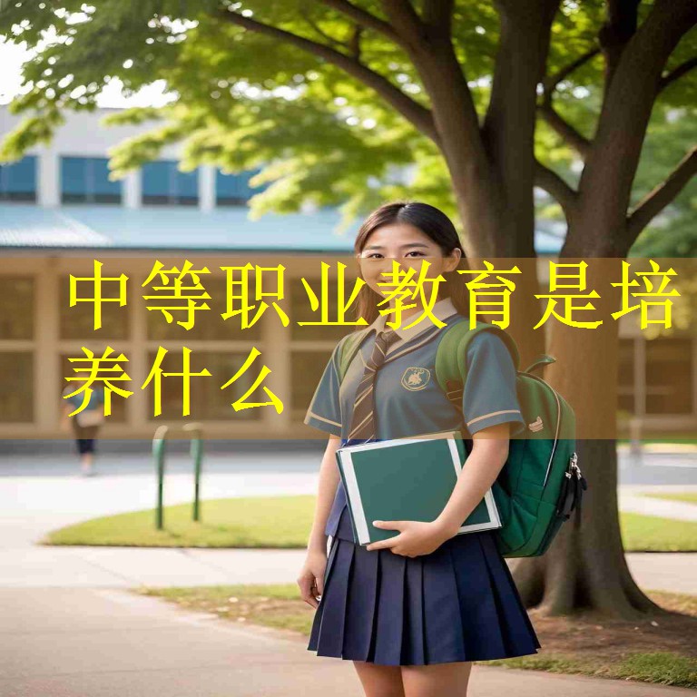 中等职业教育是培养什么
