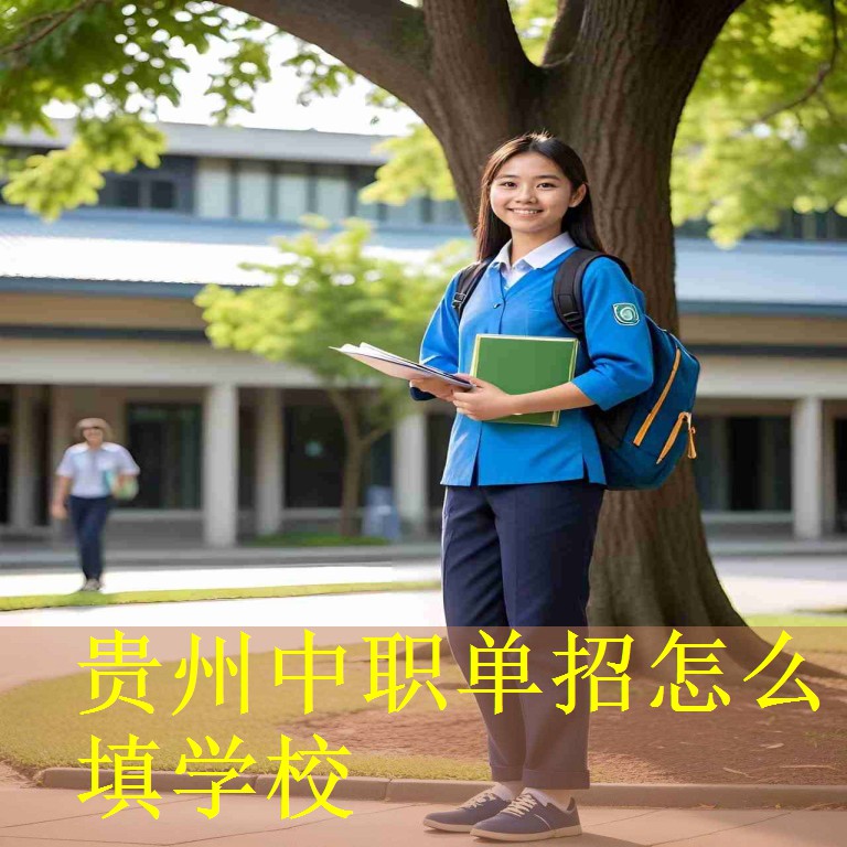 贵州中职单招怎么填学校