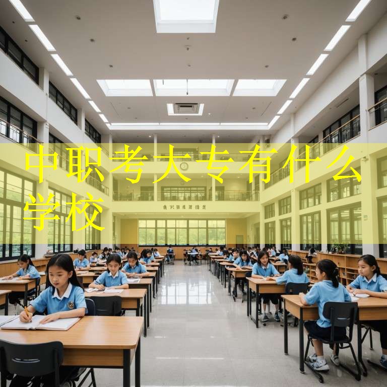 中职考大专有什么学校