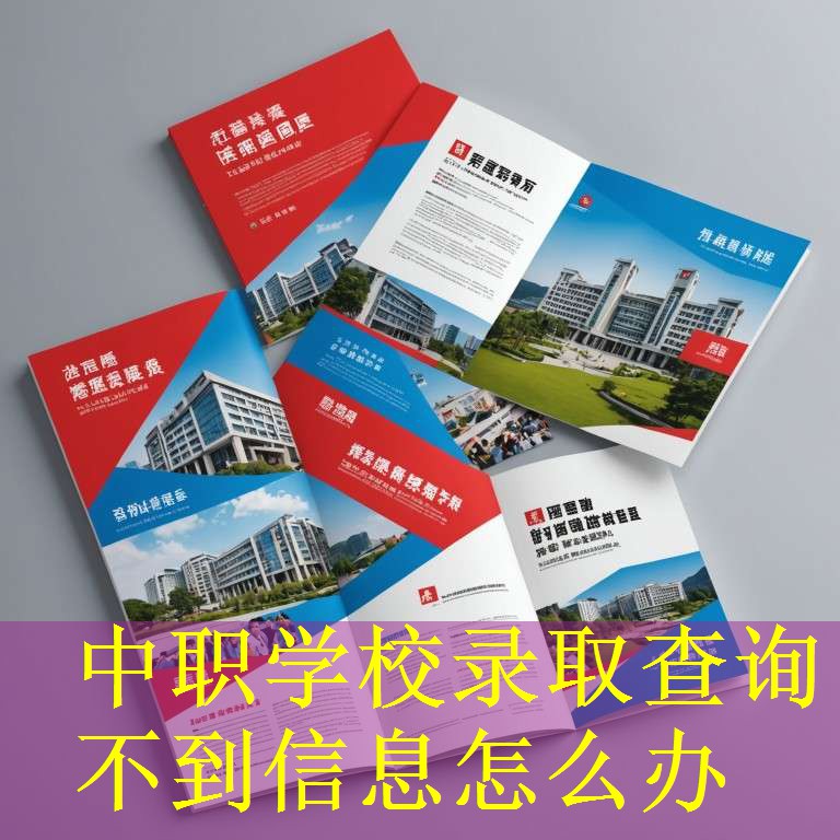 中职学校录取查询不到信息怎么办