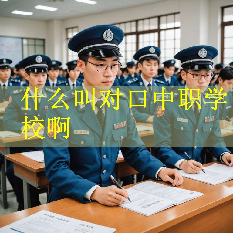 什么叫对口中职学校啊