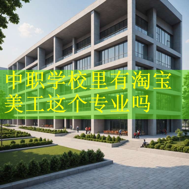 中职学校里有淘宝美工这个专业吗
