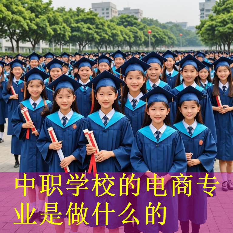 中职学校的电商专业是做什么的