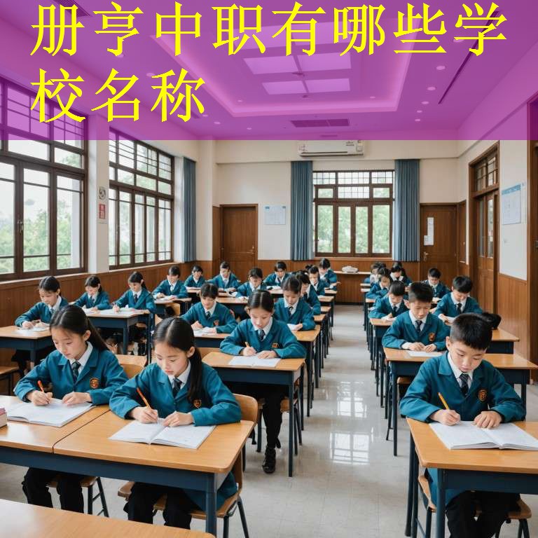 册亨中职有哪些学校名称