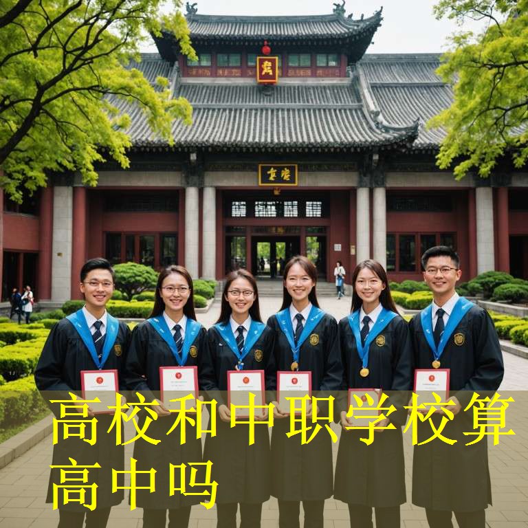 高校和中职学校算高中吗