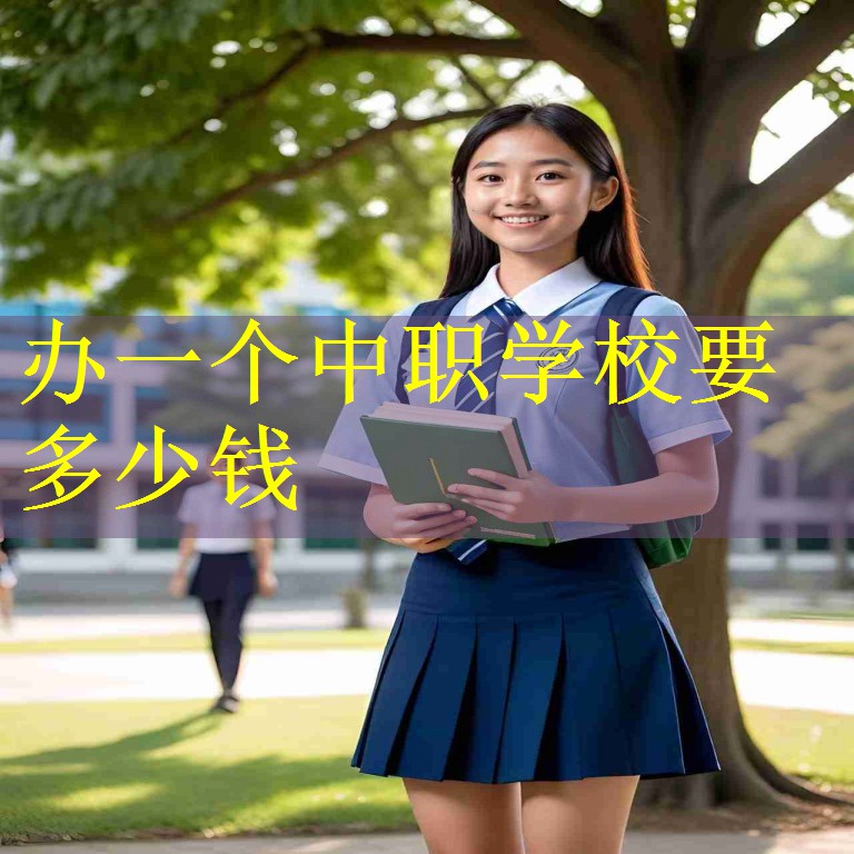 办一个中职学校要多少钱
