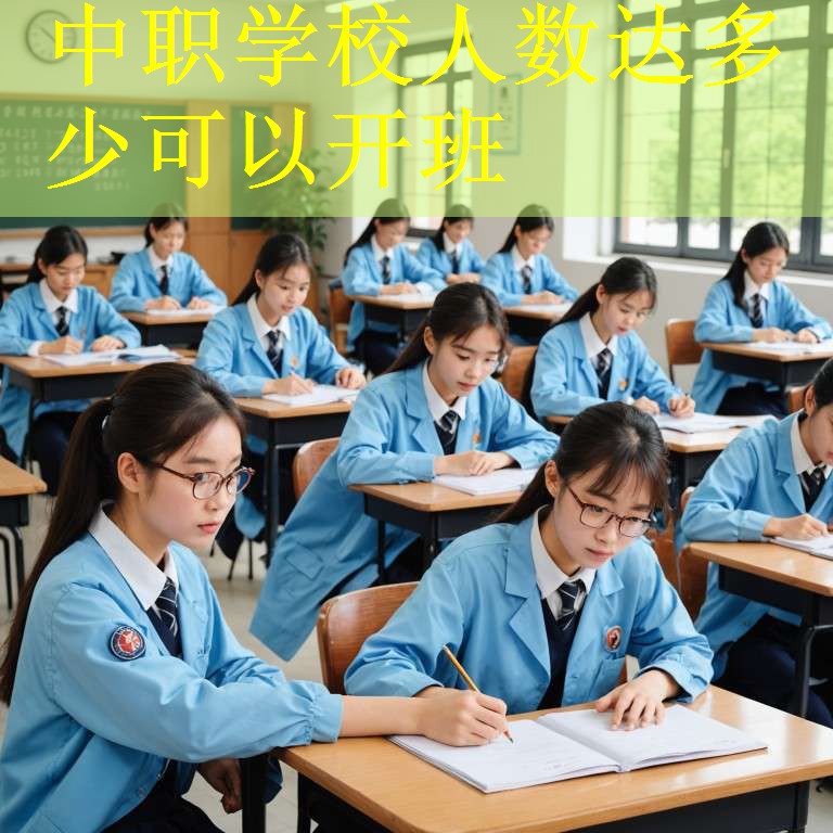 中职学校人数达多少可以开班
