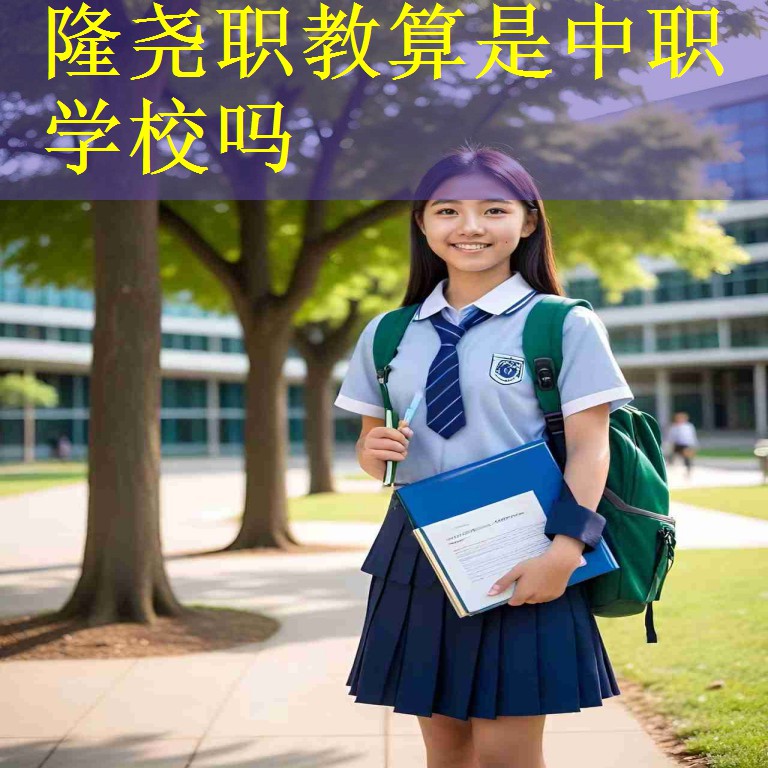 隆尧职教算是中职学校吗