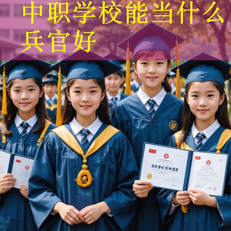 中职学校能当什么兵官好