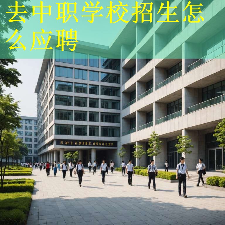 去中职学校招生怎么应聘