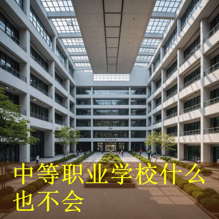 中等职业学校什么也不会