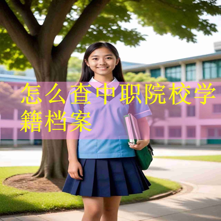 怎么查中职院校学籍档案