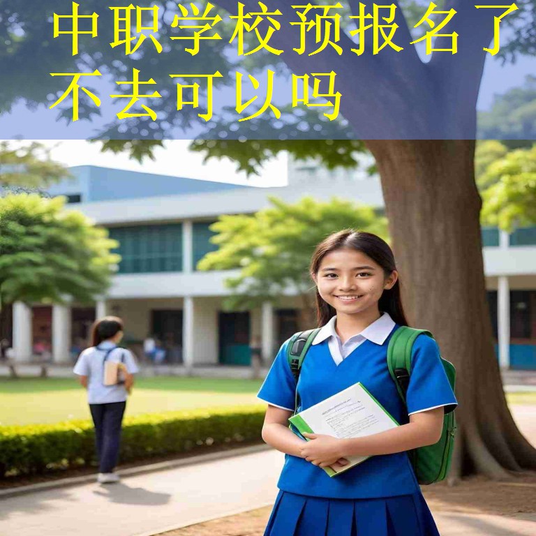 中职学校预报名了不去可以吗
